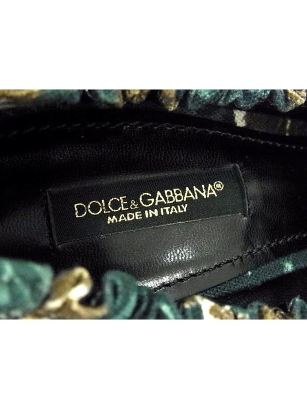 Dolce & Gabbana Canvas Pumps Shoes Green - Picture 6 of 6